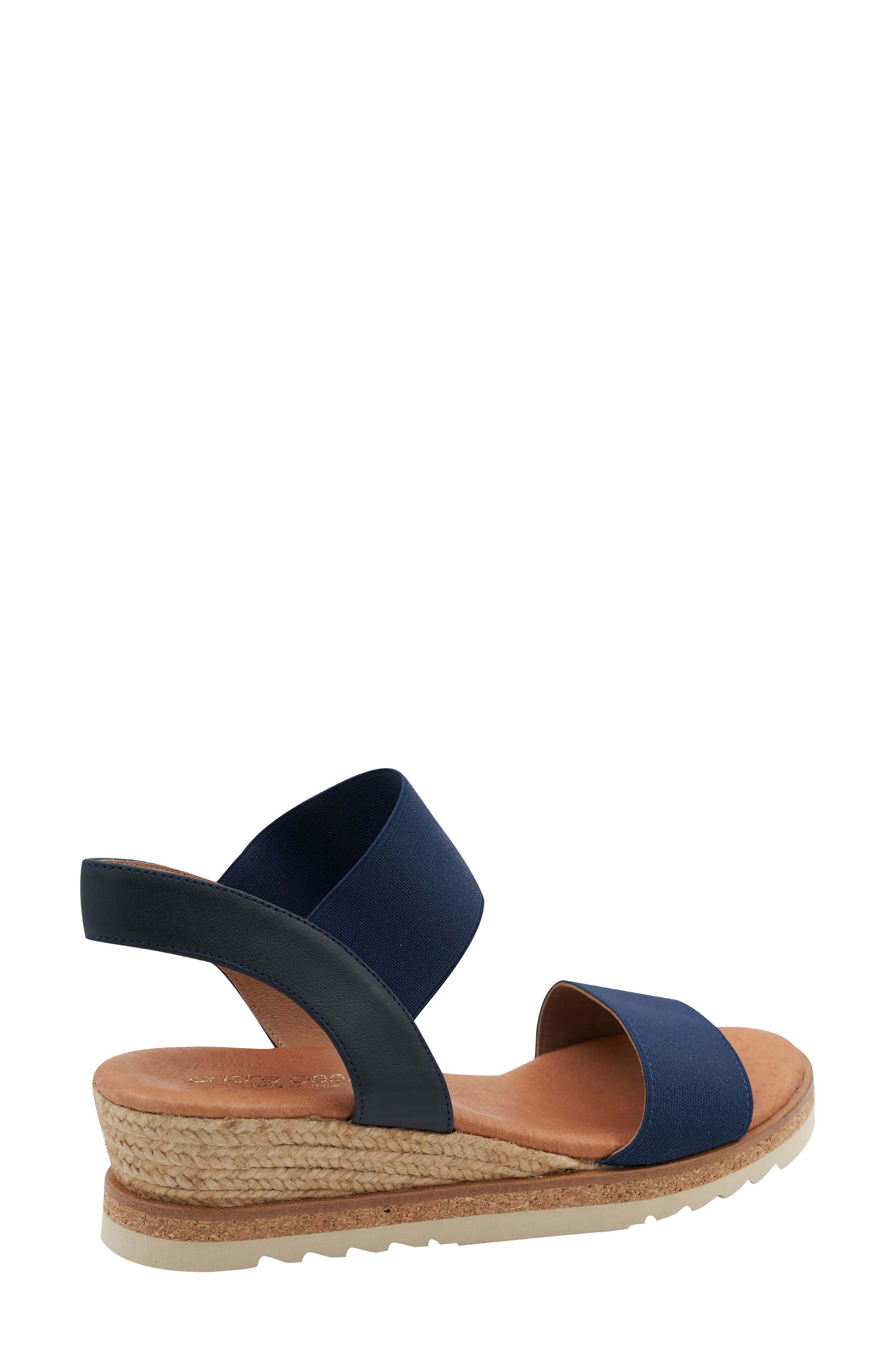 André Assous Neveah Espadrille Sandal, Alternate, color, Navy/ Navy
