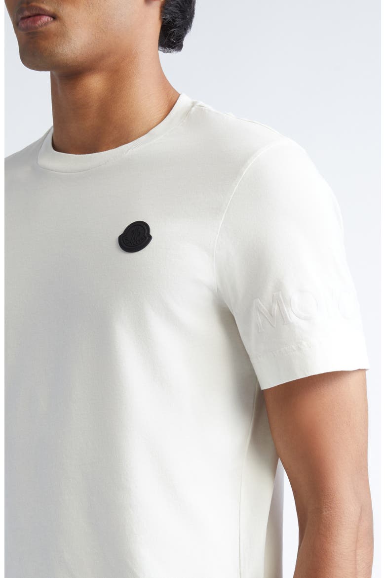 Logo Patch Cotton T-Shirt, Alternate, color, JET STREAM