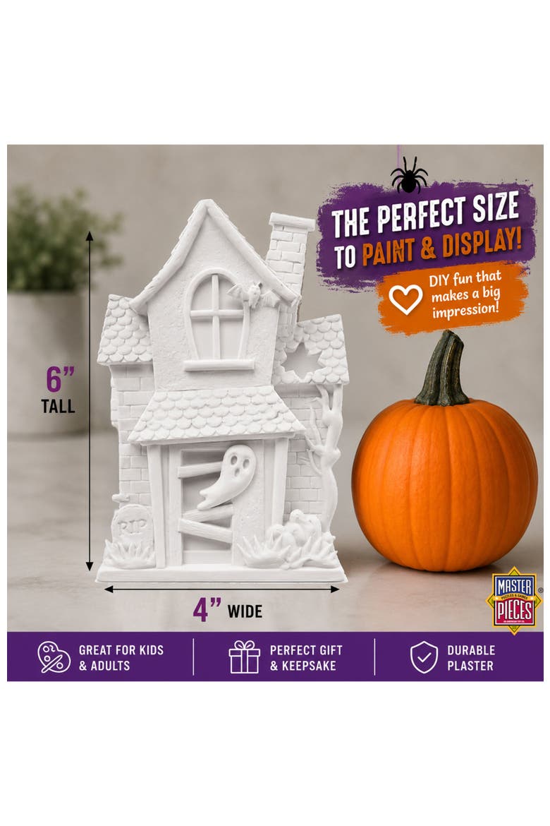 Haunted House Light-Up Plaster Kit, Alternate, color, Multicolor