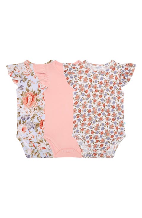 Joanne Assorted 3-Pack Ruffle Bodysuits (Baby)