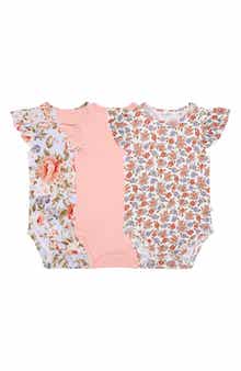 Posh Peanut Joanne Assorted 3-Pack Ruffle Bodysuits
