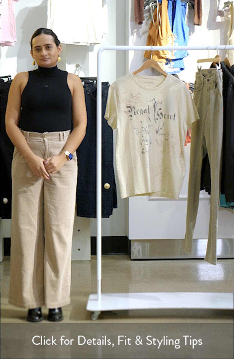 Regal Hear Organic Cotton Graphic T-Shirt, sales video thumbnail