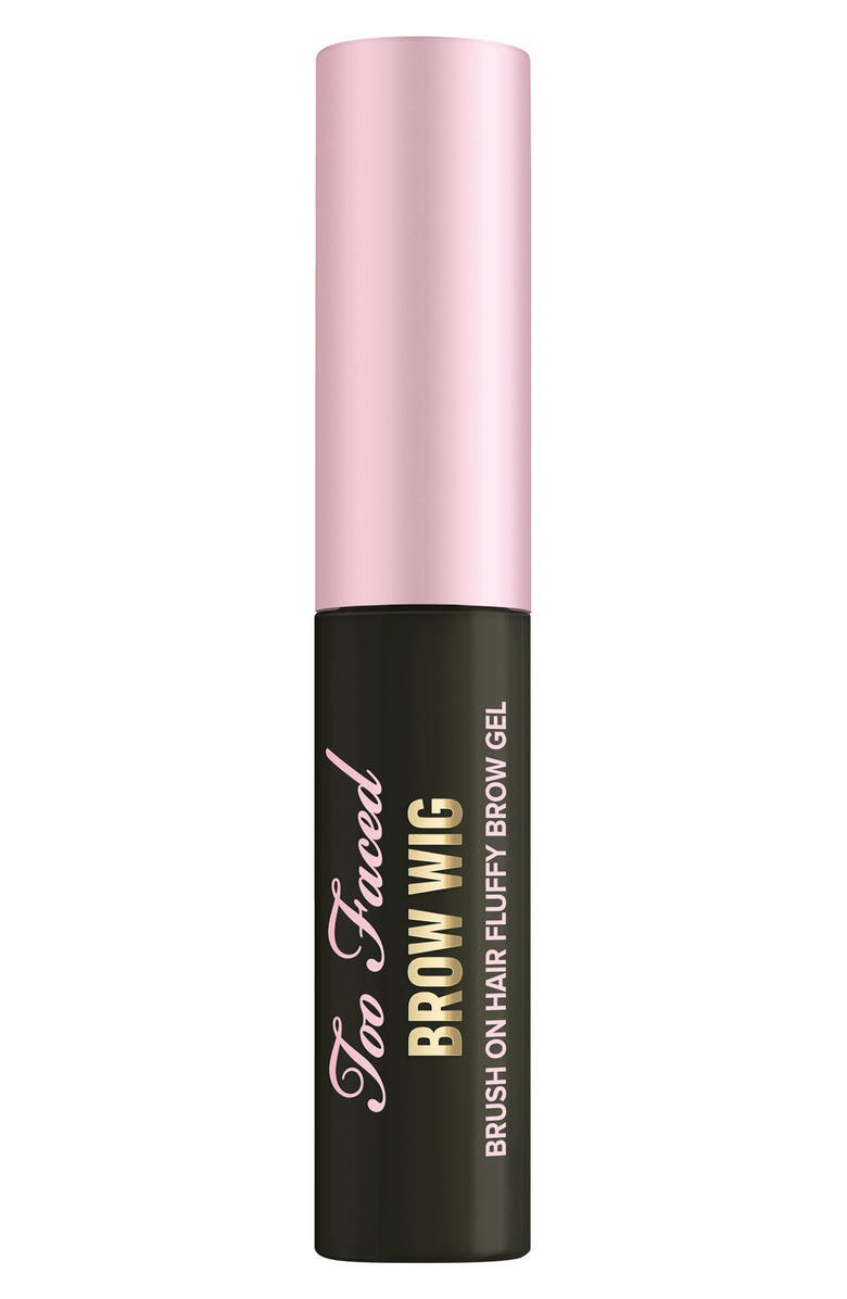 Too Faced Brow Wig Brush On Brow Gel, Main, color, Soft Black