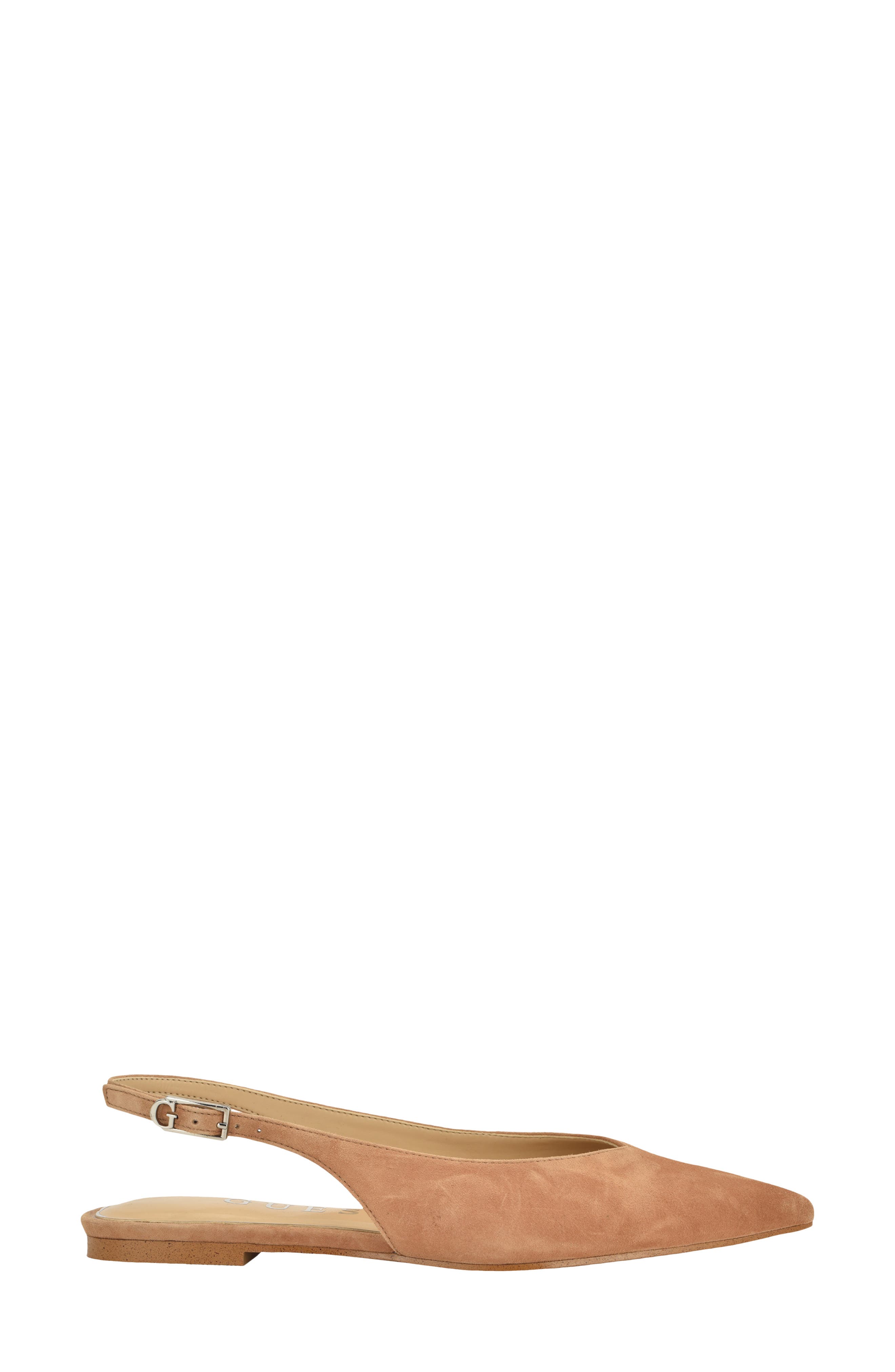 Dorazio Slingback Pointed Toe Suede Flat - image 4