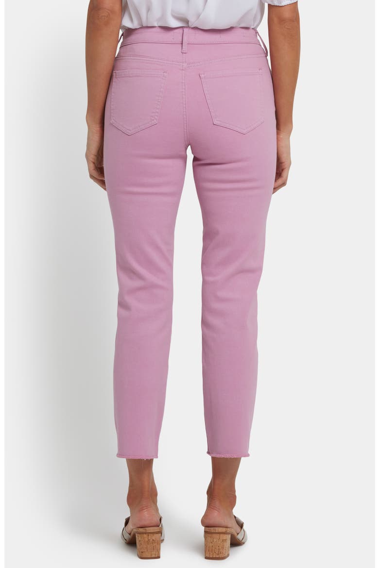 Sheri Frayed Hem Slim Jeans, Alternate, color, BALLET