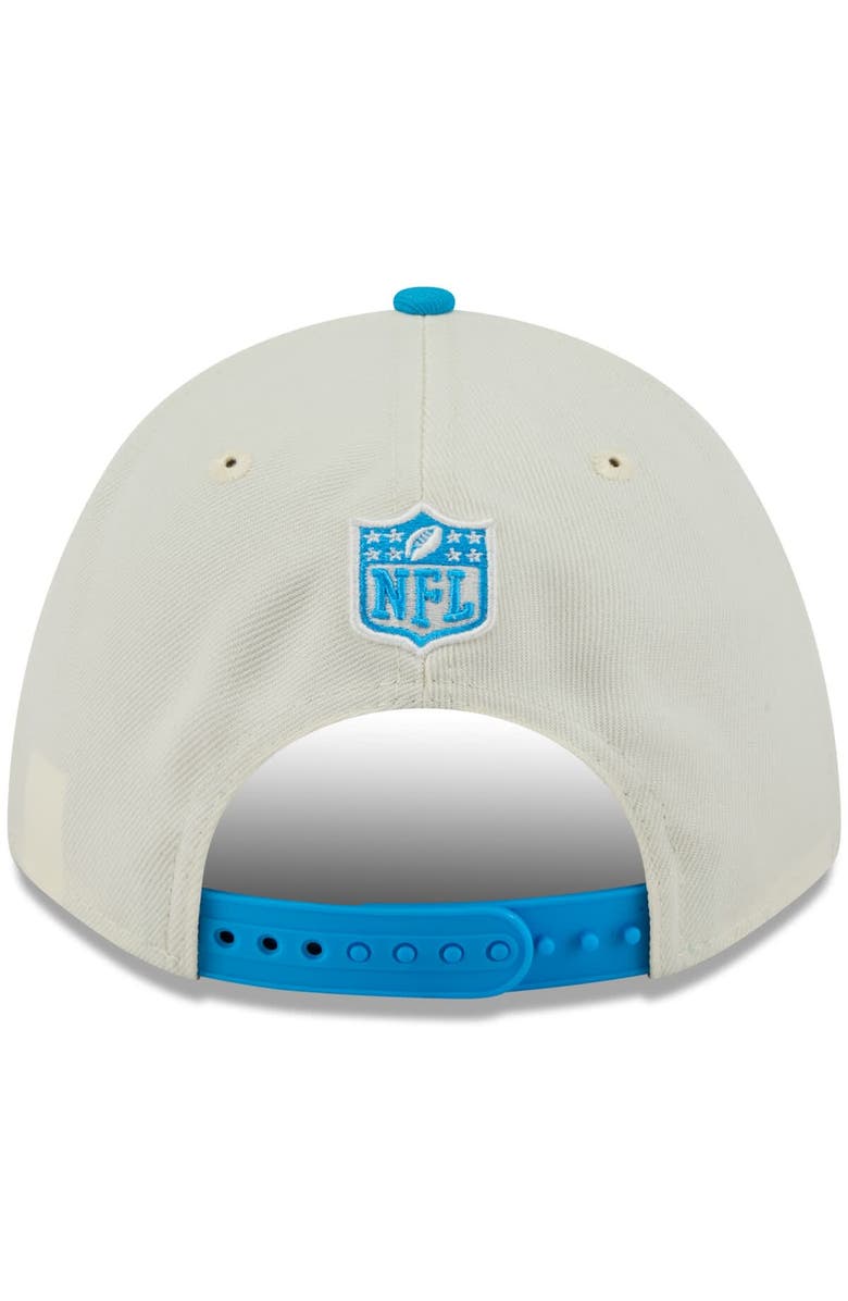 New Era Men's New Era Cream/Blue Carolina Panthers 2025 NFL Draft 9FORTY A-Frame M-Crown Adjustable Hat, Alternate, color, 