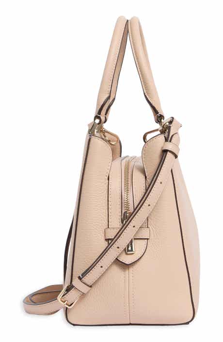 medium pebble leather satchel