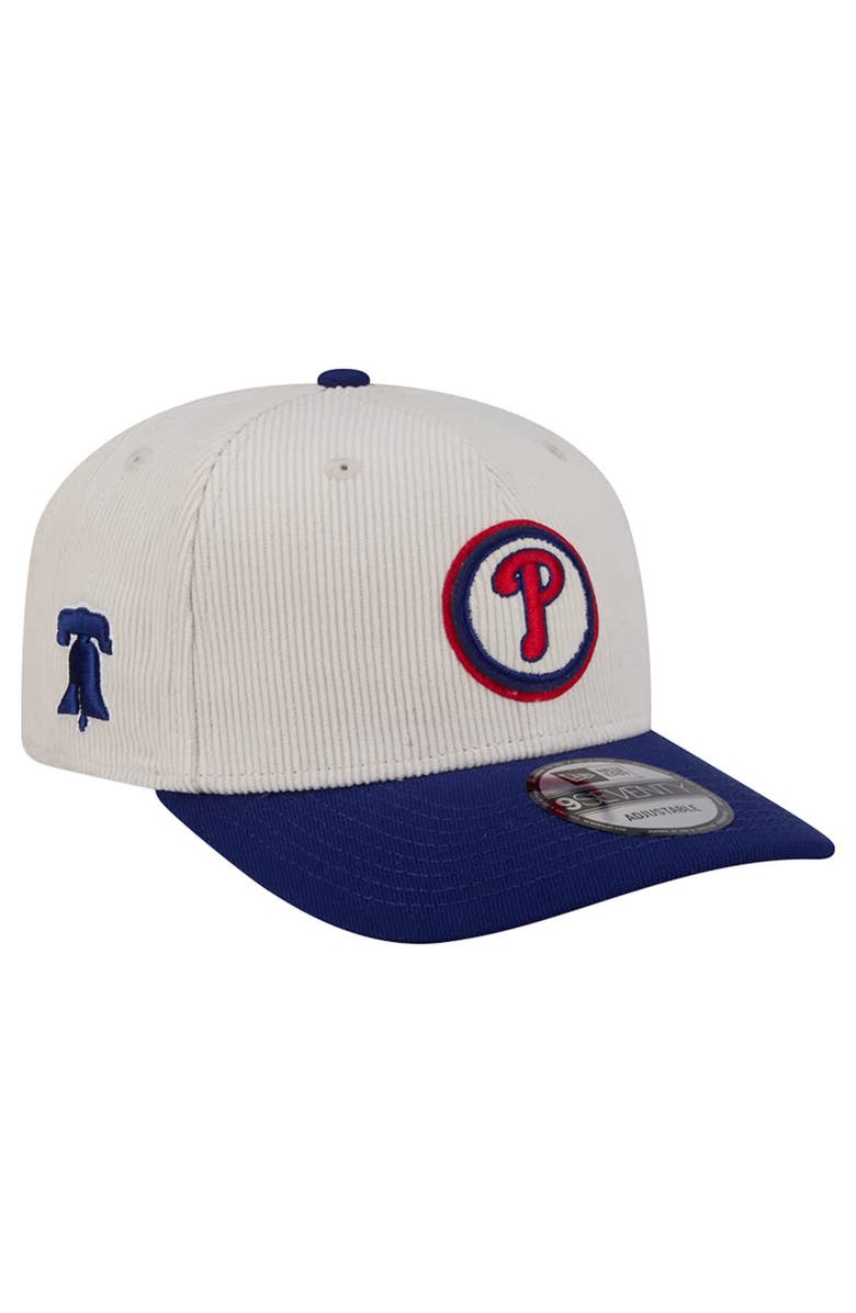 New Era Men's New Era Cream Philadelphia Phillies Loyal 9SEVENTY Adjustable Hat, Main, color, Cream