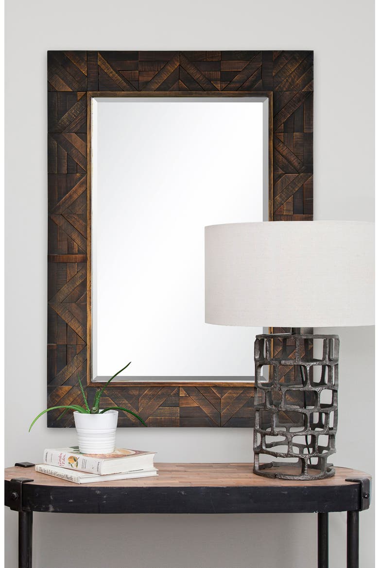 Madden Mirror, Alternate, color, BROWN