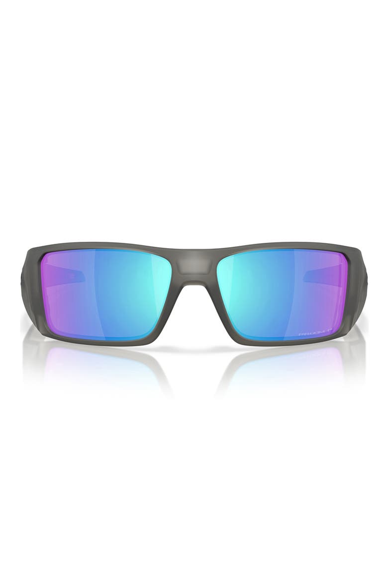 Heliostat 61mm Prizm™ Polarized Rectangular Sunglasses, Main, color, SAPHIRE