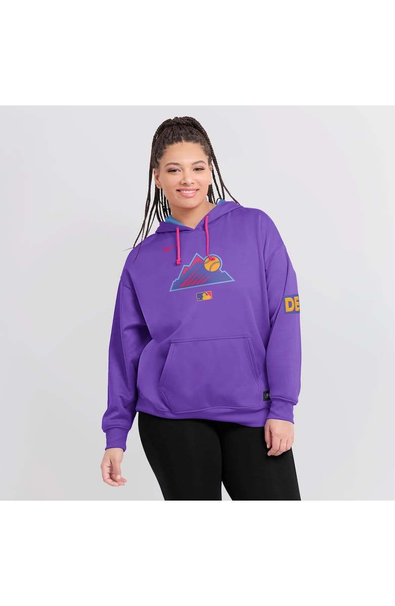Nike Women's Nike Purple Colorado Rockies 2025 City Connect Authentic Collection Pullover Hoodie, Alternate, color,