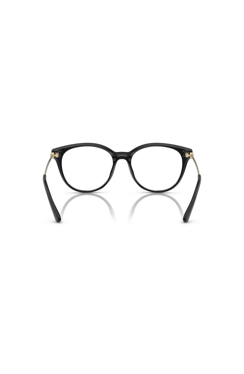Michael Kors 54mm Round optical glasses, Alternate, color, Black