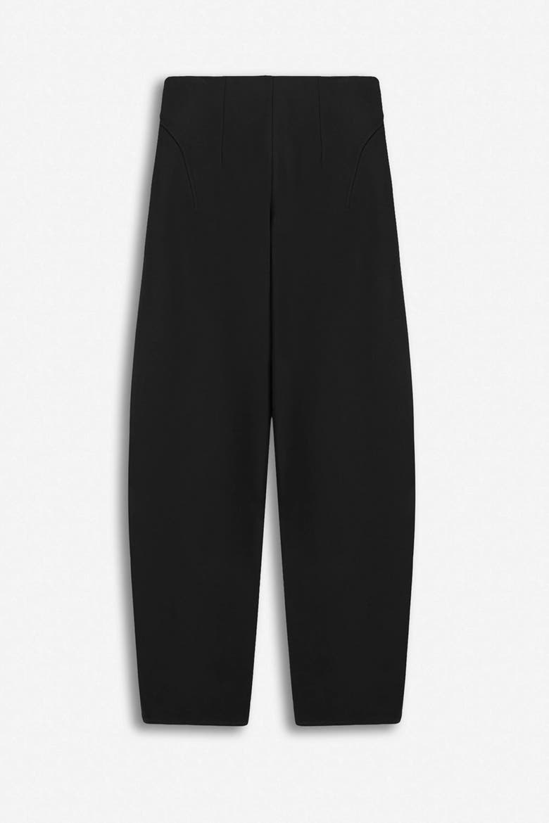 Tailored Wide Leg Trousers, Alternate, color, Black