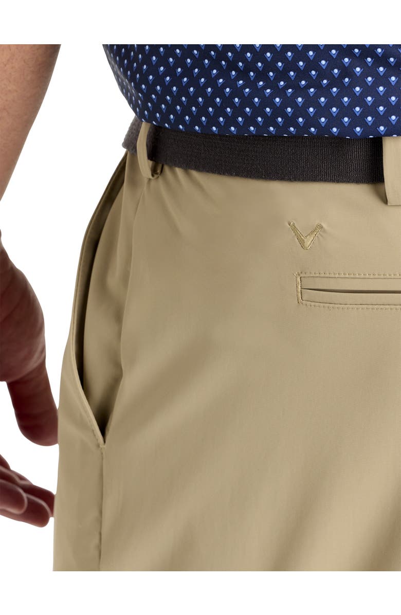 Callaway Big & Tall Flat-Front Golf Shorts, Alternate, color, Chinchilla