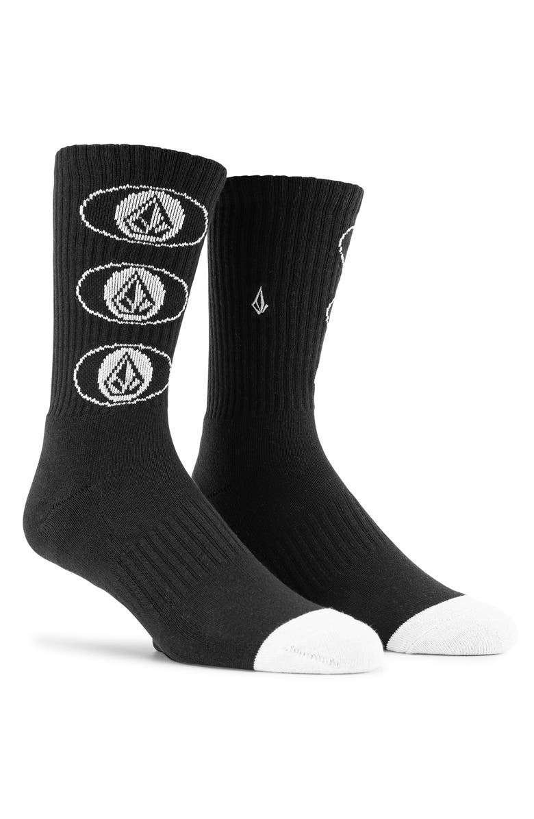 Volcom Vibes Crew Socks, Main, color,