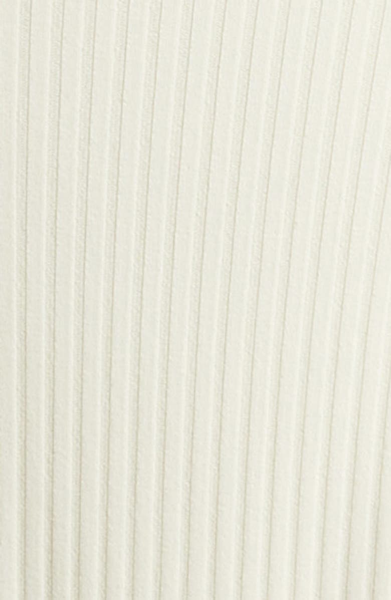 MONTCE Tamarindo Rib High Cut Bikini Bottoms, Alternate, color, Cream Rib