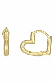Adornia Heart Hoop Earrings