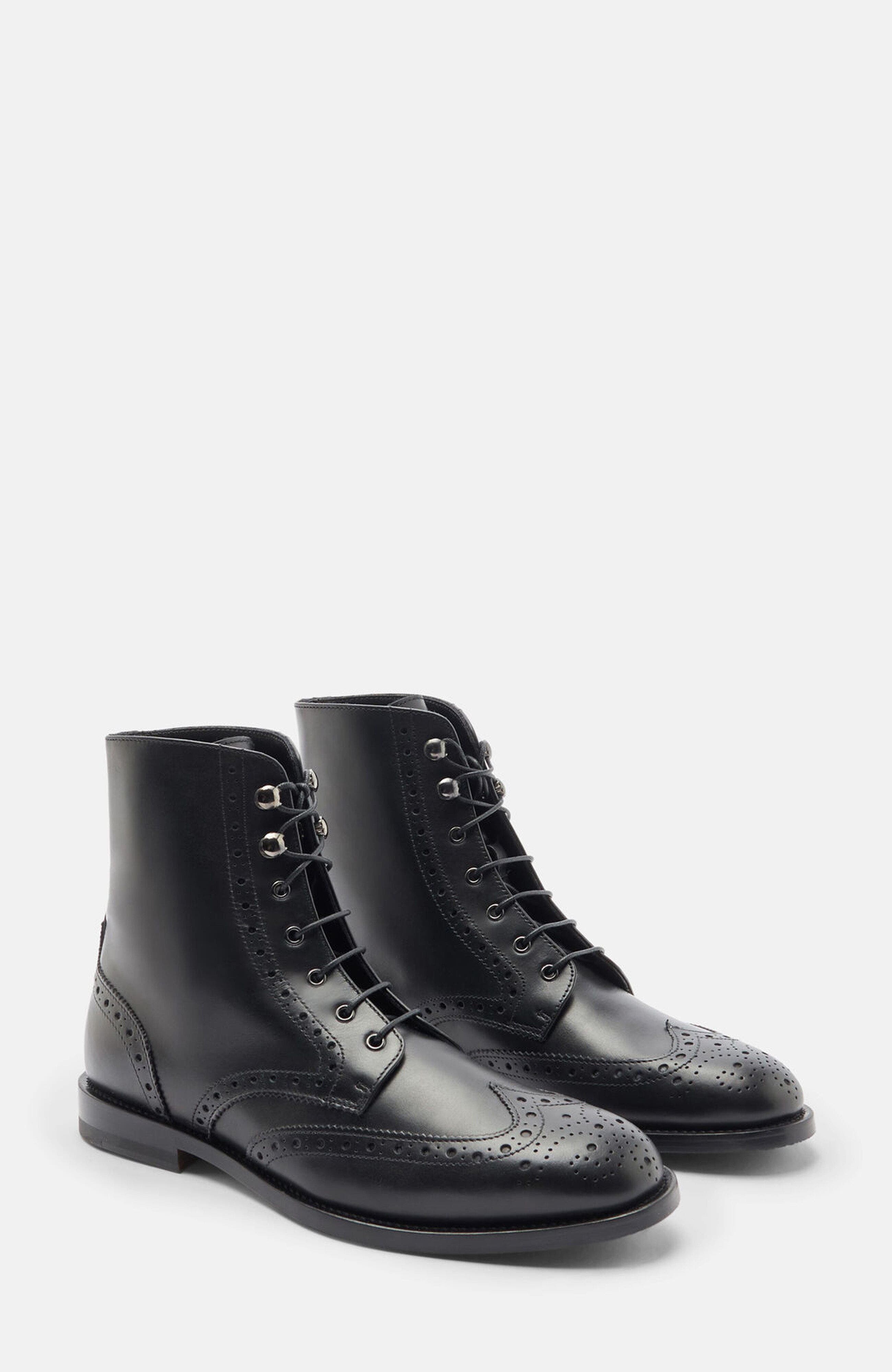 Stefania Boots, Main, color, Black - calf