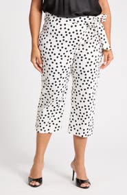 Renee C Sash Waist Capri Pants