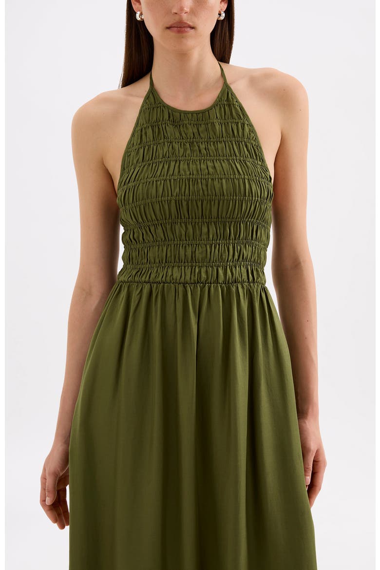 Mira Tencel Maxi Dress, Alternate, color, Cypress