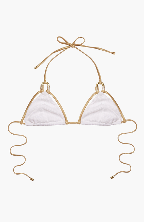 BEACH BUNNY SWIMWEAR BEACH BUNNY SWIMWEAR MADAGASCAR GLAM TRIANGLE TOP