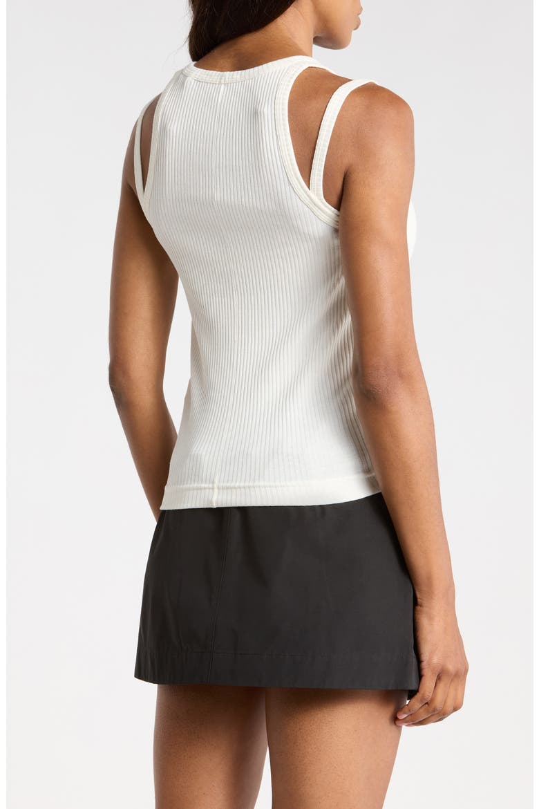 Rib Racer Strap Tank, Alternate, color, WINTER WHITE