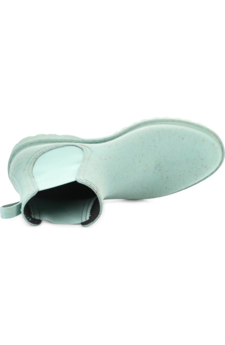 Asportuguesas by Fly London Oak Waterproof Chelsea Boot, Alternate, color, Mint Rubber Cork