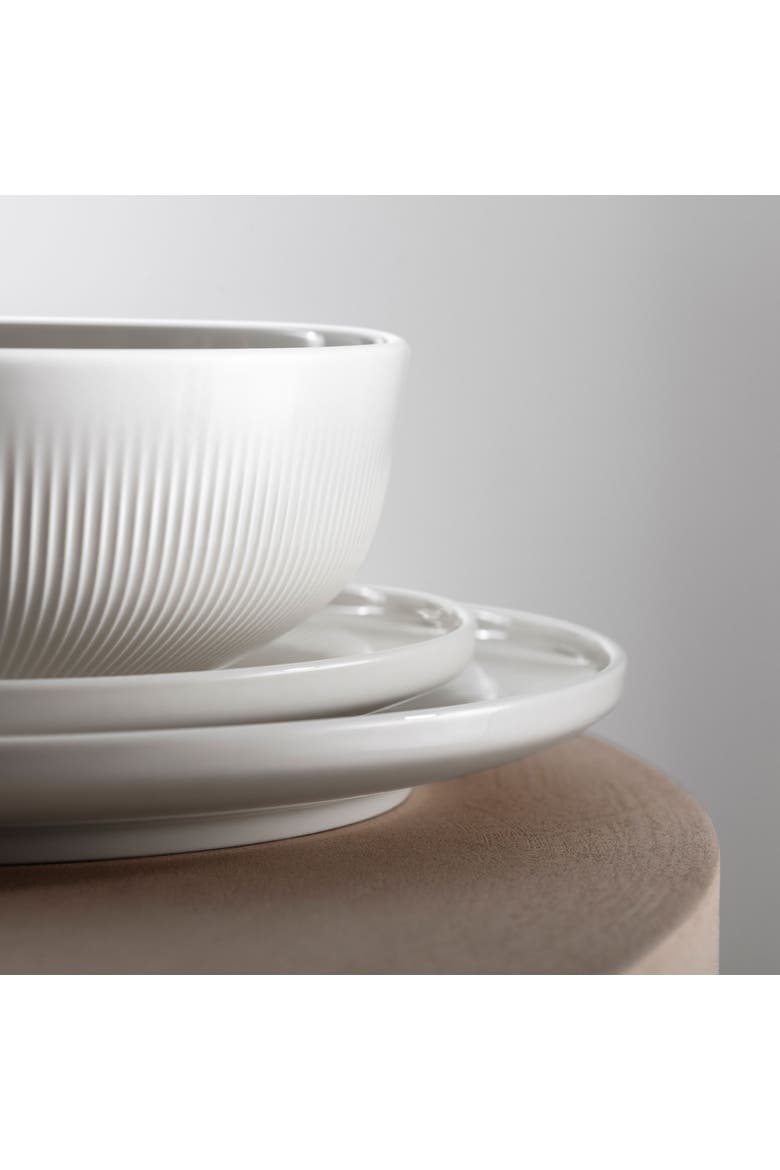 Afina Salad Bowl, Alternate, color, White