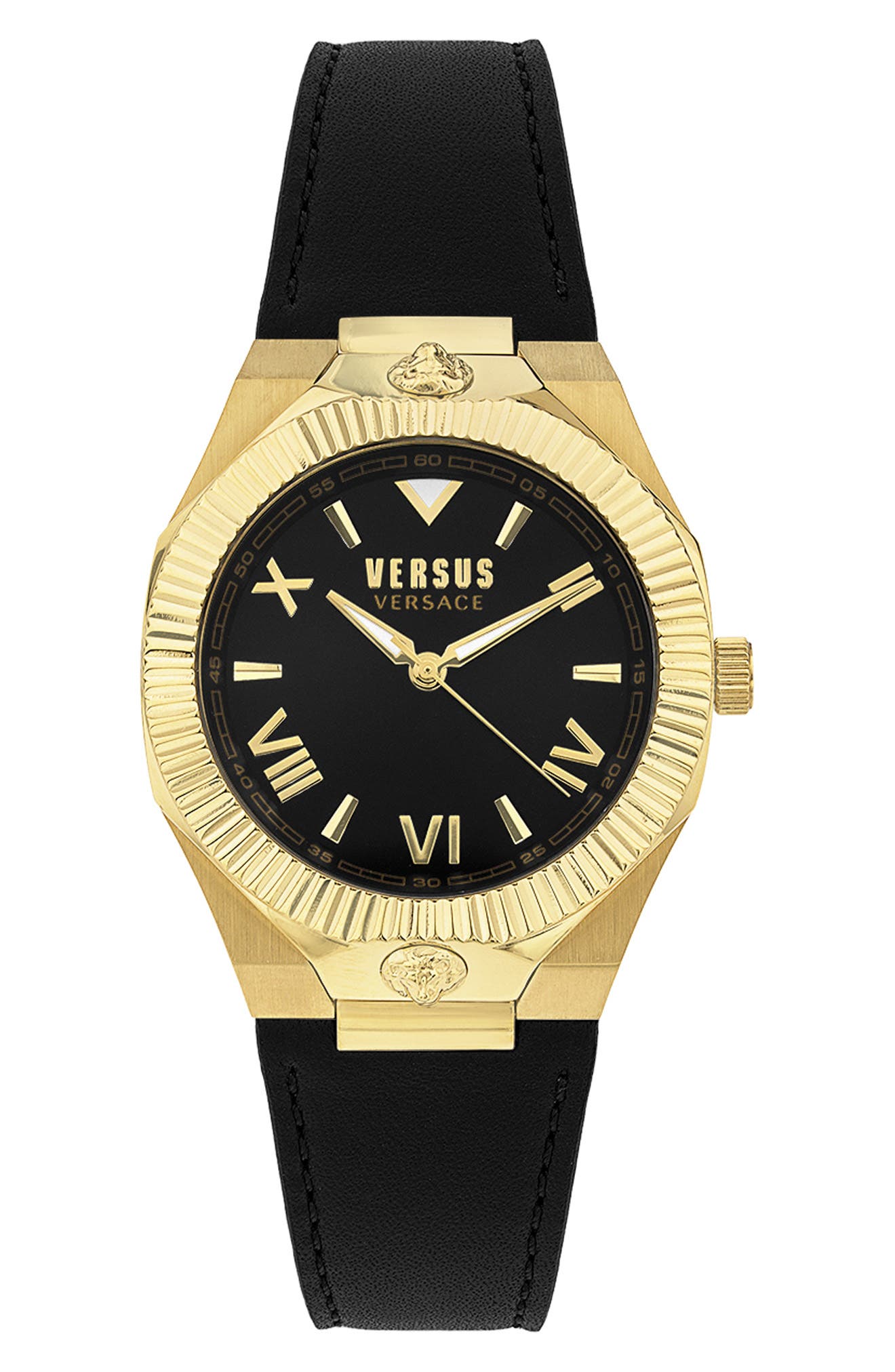 VERSUS Versace Echo Park Leather Strap Watch, 36mm