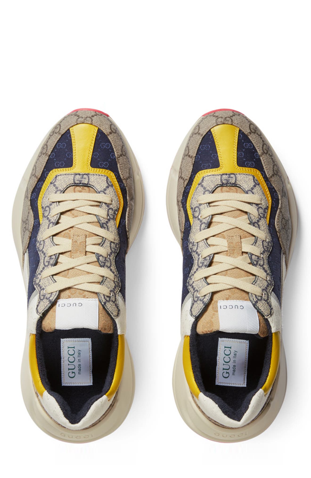 Gucci Rhyton GG Sneaker, Alternate, color, 