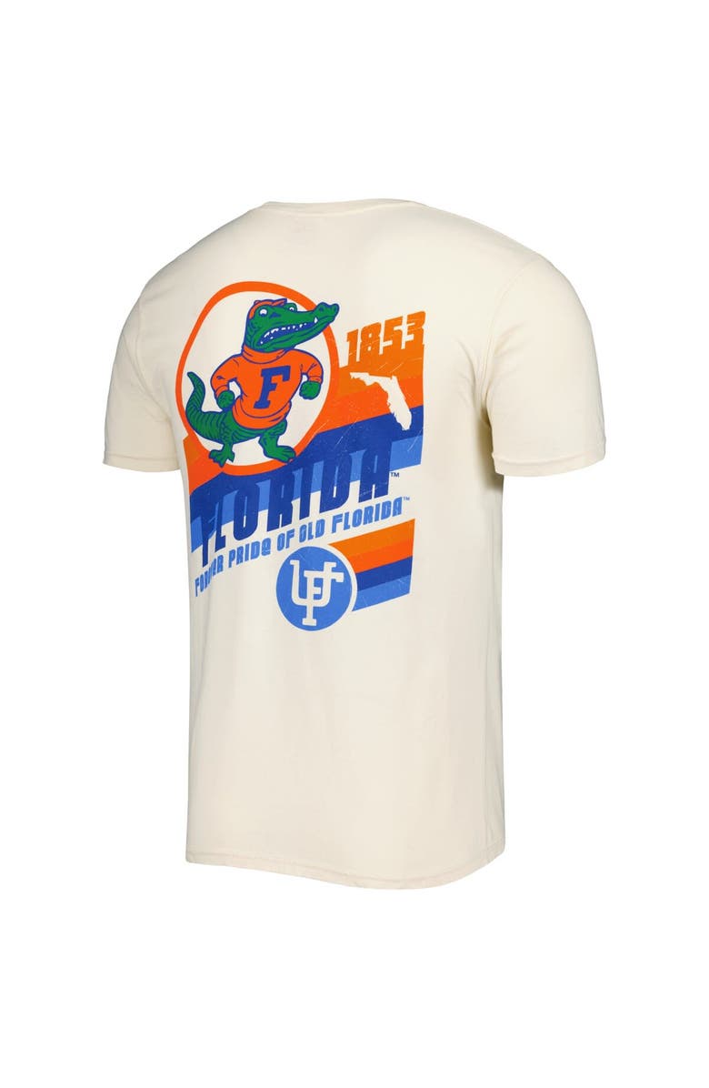 IMAGE ONE Men's Cream Florida Gators Vault Vintage Comfort Color T-Shirt, Alternate, color, 