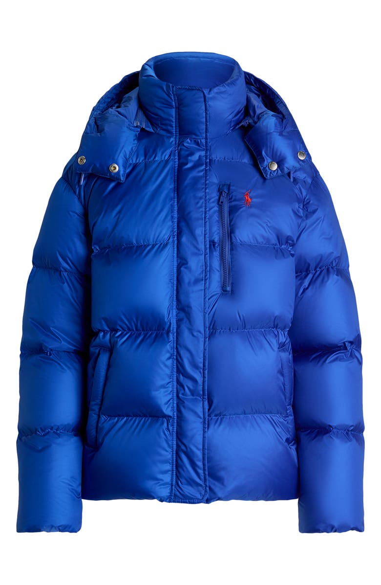 Polo Ralph Lauren Water Repellent 750 Fill Power Down Coat, Alternate, color, New Iris Blue