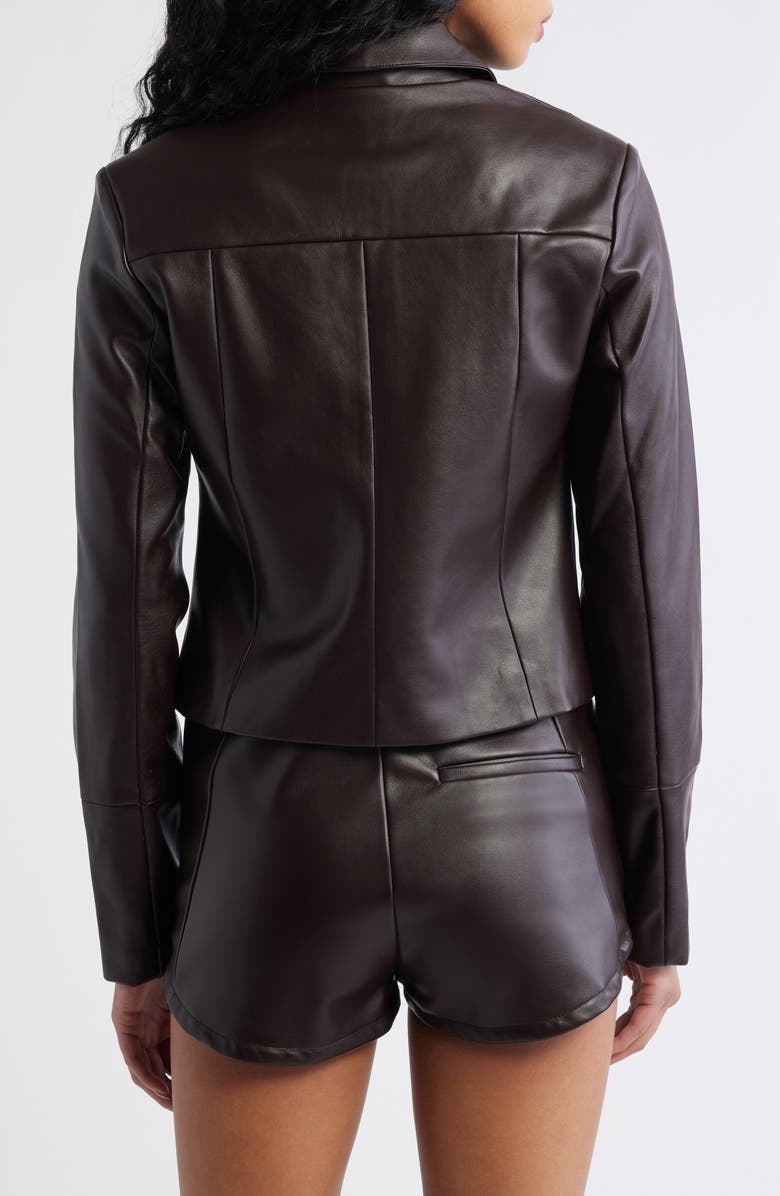 ARTLESS FOREVER Alba Faux Leather Jacket, Alternate, color,