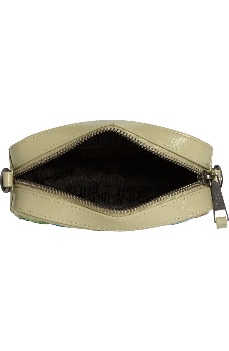 Kurt Geiger London Crystal Butterfly Leather Crossbody Bag, Alternate, color,