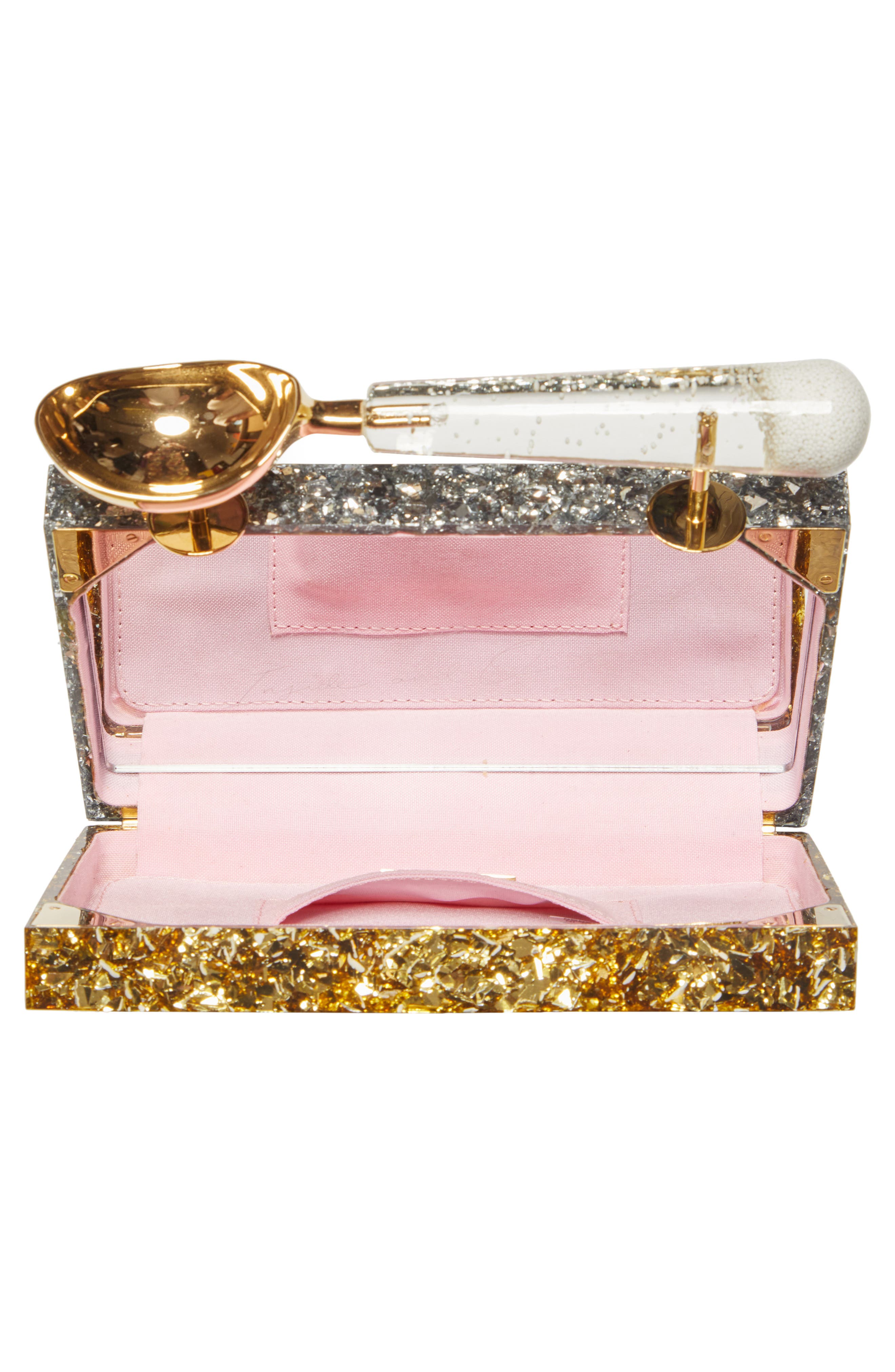 L’alingi L'alingi Jasmina Fever Glitter Top Handle Bag, Alternate, color, 