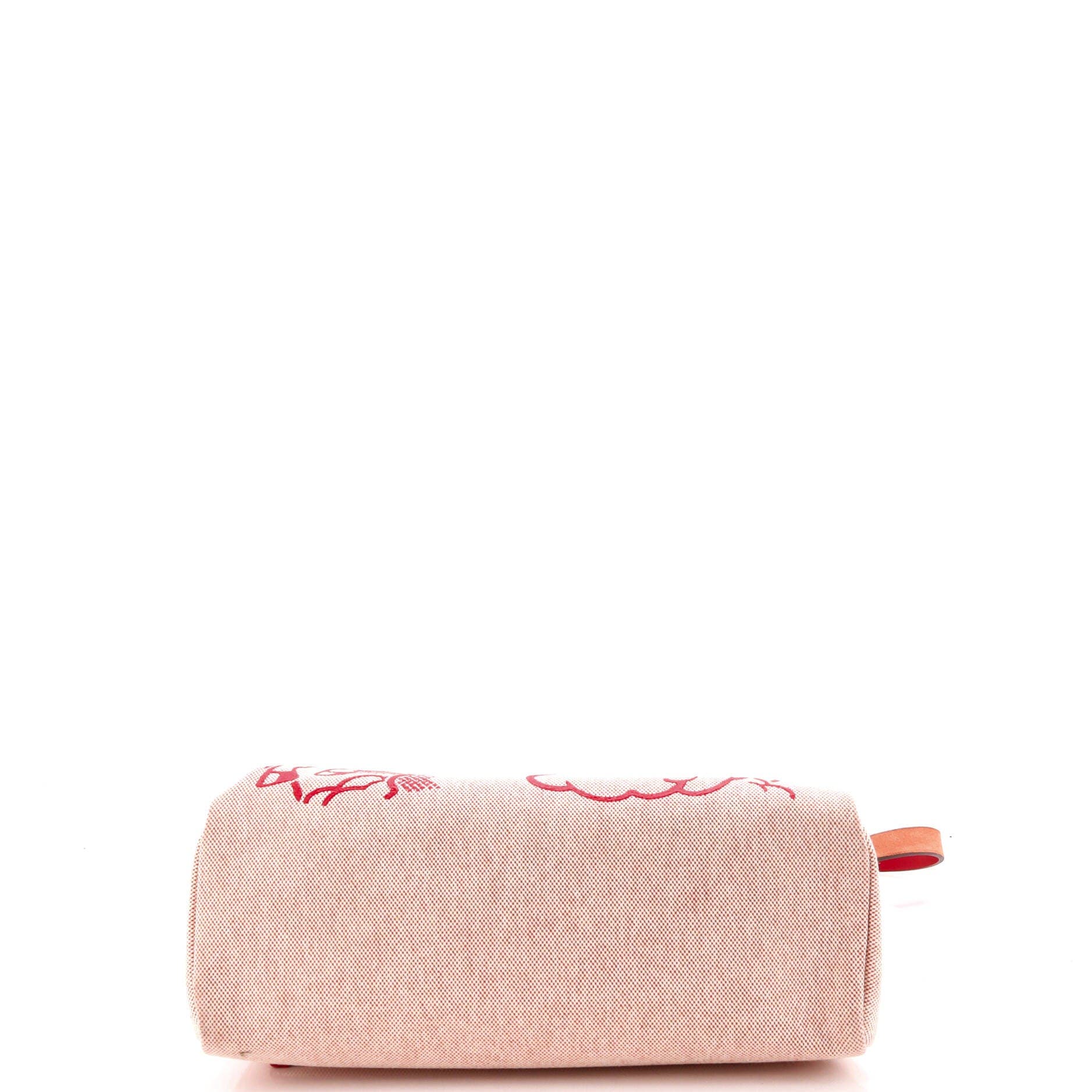 Herbag Zip Pegase Pop Toile and Leather 31, Alternate, color, Red