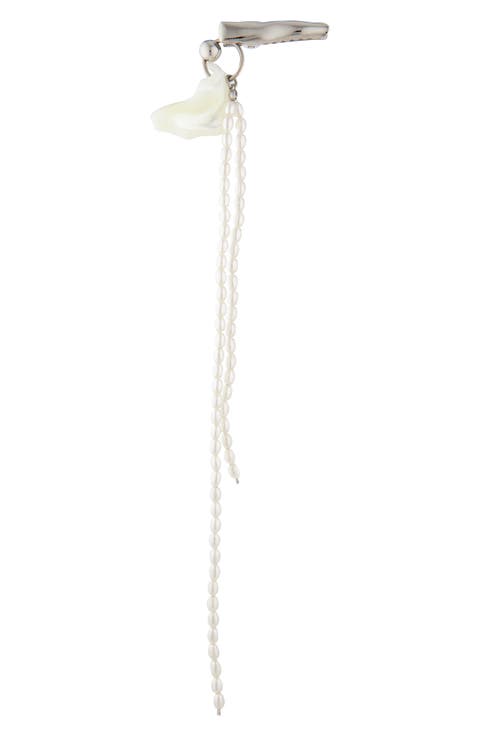Alba Seashell & Faux Pearl Hair Clip