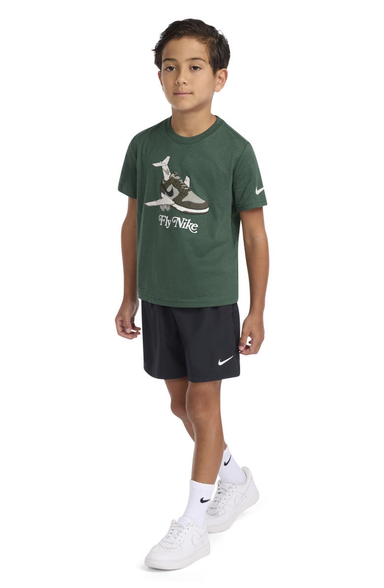 Nike Kids' Fly Nike Graphic T-Shirt, Alternate, color, Fir