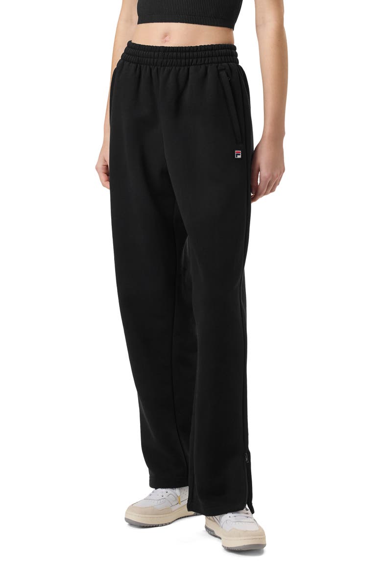 x Hailey Baggy Sweatpants, Main, color, BLACK
