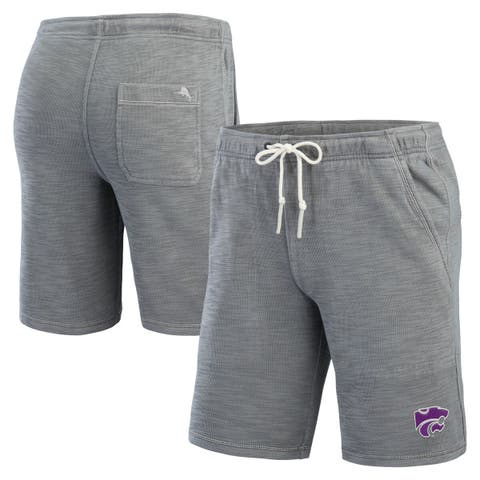 Men's Tommy Bahama Gray Kansas State Wildcats Tobago Bay Tri-Blend Shorts