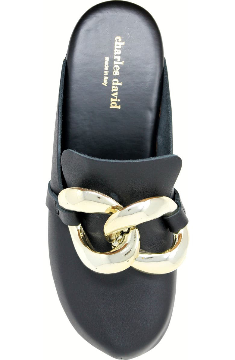 Charles David Siena Clog, Alternate, color, Black-Lech