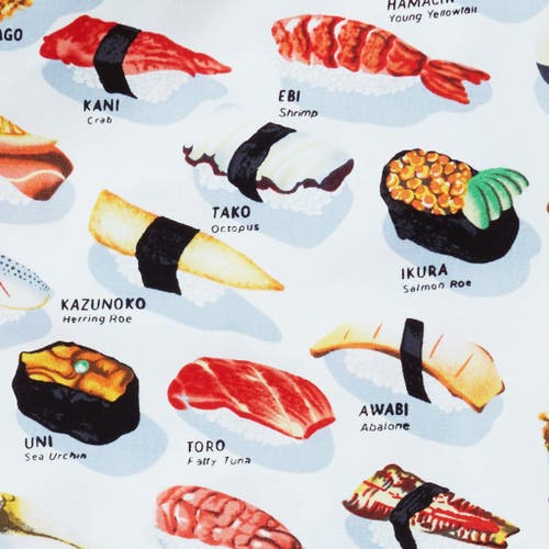 The Cat's Pajamas Poplin Cropped Pajama Set In Multi