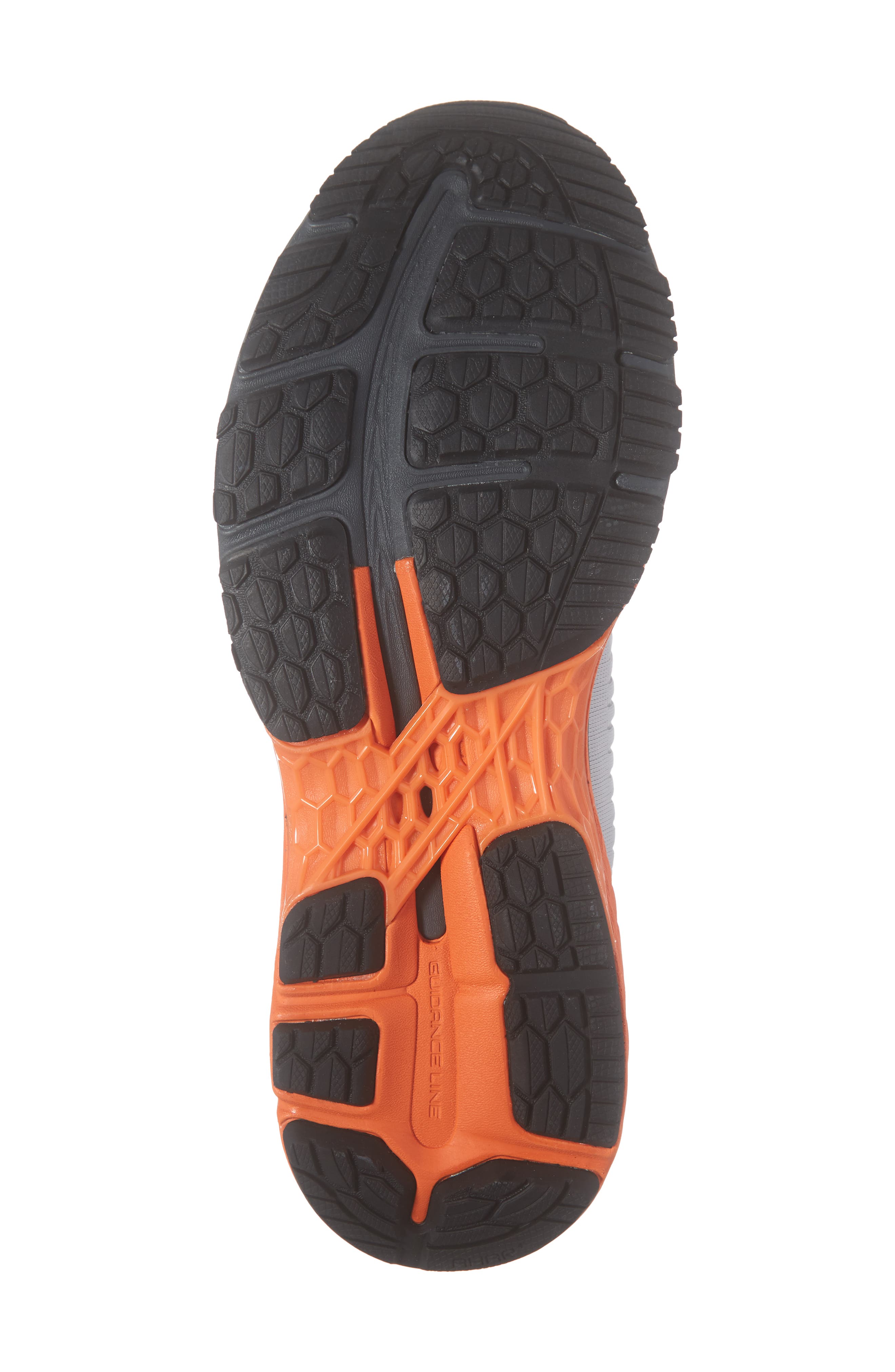 GEL-KAYANO® 25 Running Shoe, Alternate, color, MID GREY/ RED SNAPPER