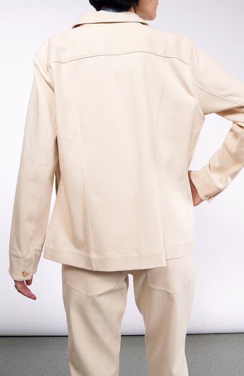 Wildfang Essential Denim Utility Jacket In Natural