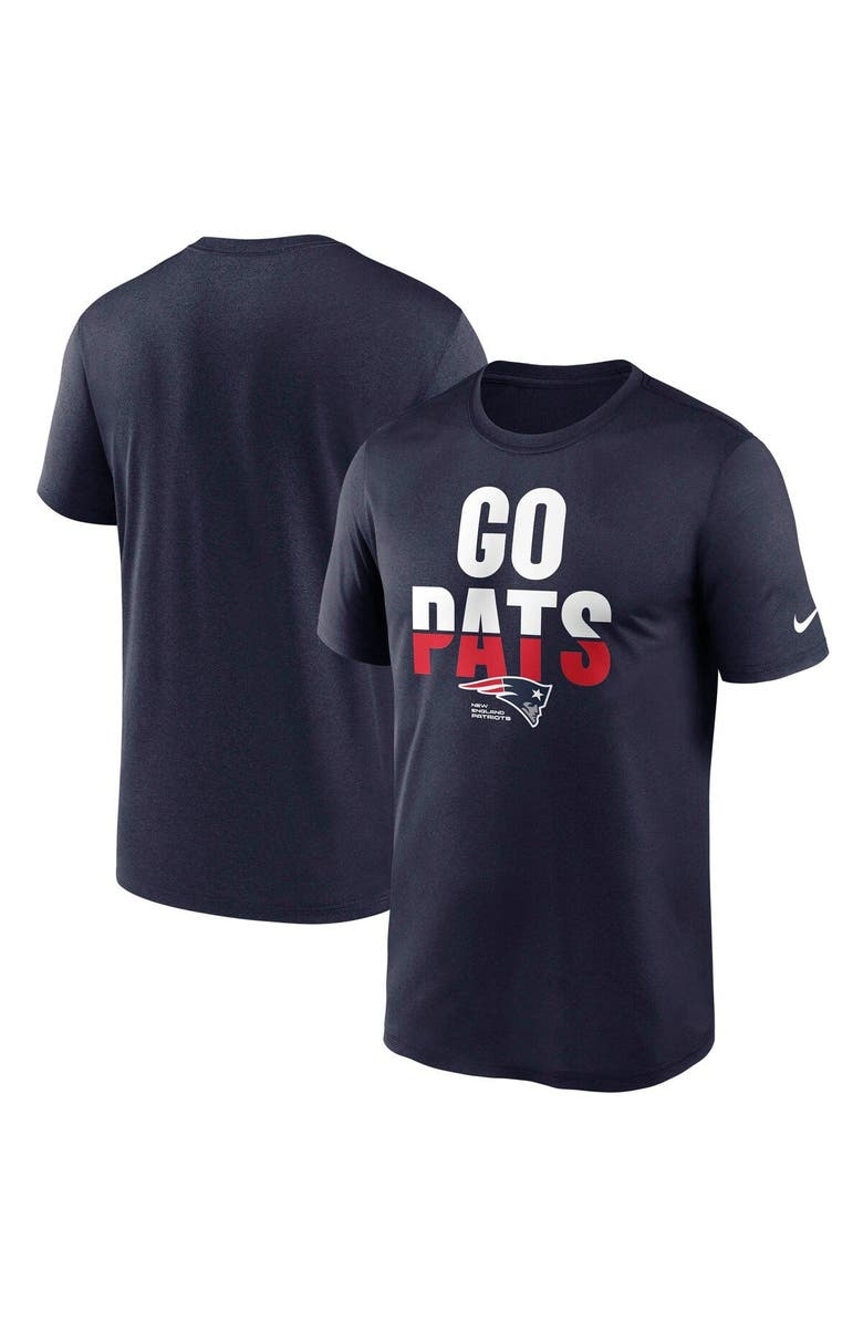 Nike Men's Nike Navy New England Patriots Legend Local Phrase Performance T-Shirt, Main, color,