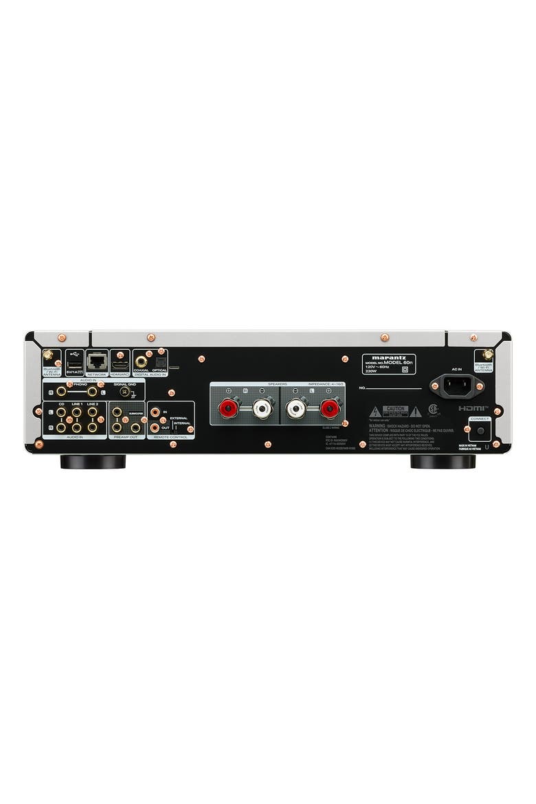 Model 60n Network Integrated Amplifier, Alternate, color, Silver