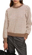 DELUC Cody Geo Jacquard Crewneck Sweater
