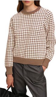 DELUC Cody Geo Jacquard Crewneck Sweater