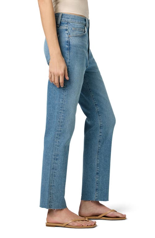 Joe's The Og Raw Hem High Waist Ankle Slim Straight Leg Jeans In Blue