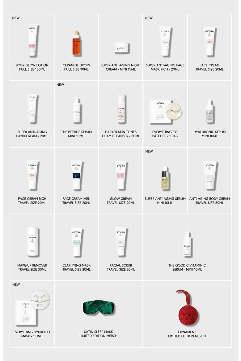 24 Days of Skincare Advent Calendar Gift Set $1466 Value, Alternate, color, NO COLOR